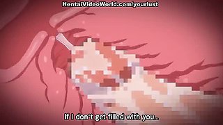 Pretty faced animated babe feels huge penis deep in her whorish vagina