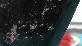 Smoking Mistress and Licking Dessert From Boot Soles, POV Clip, Lady Victoria Valente
