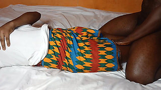 African Student and Teacher Enjoying Themselves