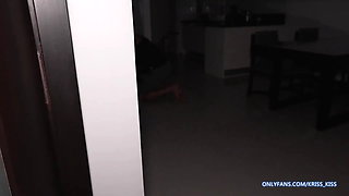 a Thief Broke into My House and Fucked My Pussy and Filled It with Cum! Une...