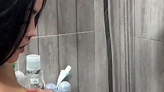 Hottie Under Shower Is Getting Ready for Sex with Her New Boyfriend