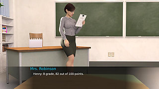 Shoretown Saga - the Teacher Seduced Her Student in the Classroom and Had Sex with Him