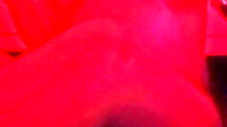 amateur anal masturbation with red light