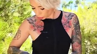 Blonde emo amateur solo masturbation