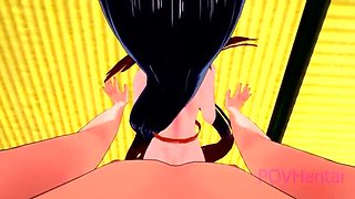 Nezuko Kamado Fucked Hard - Demon Slayer Hentai 3D Porn