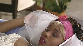 Ebony Bride Shares Big Dick with a Hot German Slut