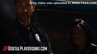 Nicole Kitts Police Duties Heat Up With In A Steamy Interrogation Room