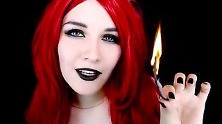 Asmr russian demon: Redhead, Public  Cosplay Porn