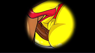 Married Housewife Gets Fucked in a Dirty Toilet. Cartoon Parody