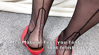 Mrs Mature Feet is just home from church Part - 1