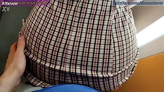 PUBLIC ELEVATOR BLOWJOB FACIAL CUM WALKER