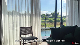 Boss's Daughter Tries to Seduce Employee at Villa Before Interview