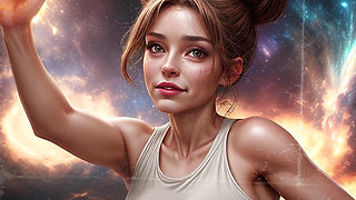 Gorgeous Polish Ai Model with Light Brown Hair