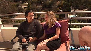 Shameless Wife Angela Attison Anally Obliterated as Cuck Watches It All