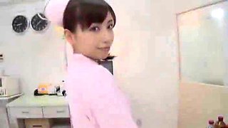 Exotic Japanese chick Miyuki Yokoyama in Incredible Doggy Style, Stockings JAV scene