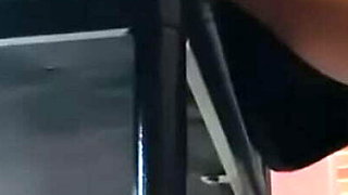 EddiebiggD Public Jerk Off & Cumshot in Restaurant - Big Dick BBC Action