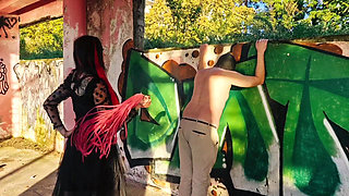 Femdom Session by the Sea. Smoking Fetish, Bootfetish, Footfetish, BDSM Flogging and Scratching