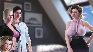 Sexy anime hentai adventures with leather and big-boobed celebs