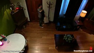 Horny Wife Lou Charmelle Takes Multiple Cocks for Her Birthday Gangbang
