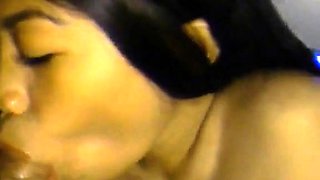 Filipina Amateur Gives Deep Blowjob