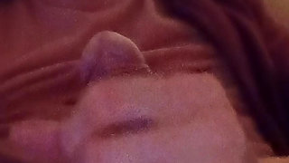 Slim German Guy stroking Big White cock.