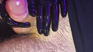Latex gloves full of SPERM after INTIMATE MASSAGE! [ASMR]