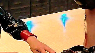 Miss Alessa Milano Shocking and Screaming Electroplay on His Knees