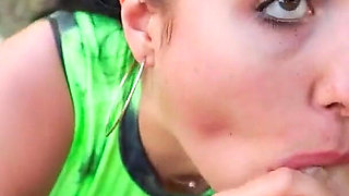 I Made My Fitness Trainer Suck My Fat Cock and Cum All Over Her Face