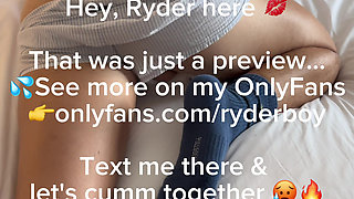 Twink in Uniform Fucks Pillow on Bed After School - HOT Schoolboy Bubble Butt Big Cock