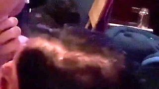 Real Amateur Couple Amazing Blowjob with Cumshot on Huge Tits