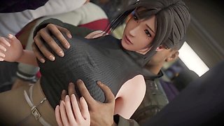 Time, cartoon fantasy, 3d sex