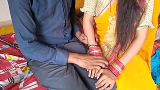 Indian Stepson Fucks Horny MILF Aunty in Kitchen - Blowjob and Creamy Cum in Mouth