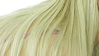 Perfect Blonde Has Fun at the Gloryhole!