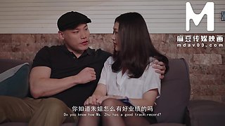 Modelmedia Asia - Seductive Black Stockings: Business Affair of Xiaowen