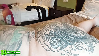 Lucky Gurl Inkdup - Best Fruit Roll up Blowjob with a Huge Cumshot