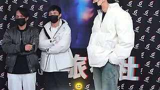 Asian schoolgirl enjoy group sex