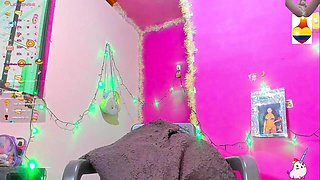 Colombian Girl Deep Bigger Dildo Until Squirt Alot Drinking All Hot Juices Daddy Lovee