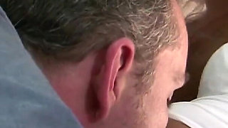Tattoed Kimmie Fox Sprayed on Her Big Boobs From Ricky Stone