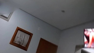 Delicious Cuckold Kiss, Tame Cuckold Takes Milk Together with Wife