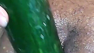 Big Black Cock Deepthroat Squirting While Fucking My Pussy With 16 Inch Cucumber