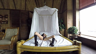 Flawless Blonde Does Sexy Striptease