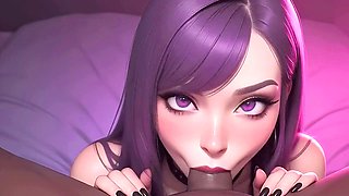 Cute gothic stepsister Atkins's Heaven can't get enough of that big black cock
