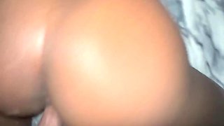 Big ass Ebony fucked in doggy pose with BBC till massive cumshot