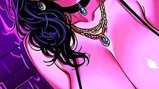 Wild Purple Flames Witch Cartoon Porn