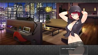 HuniePop 2 Threesome - Big Boobs & Big Ass Anime Hentai Game Fuck