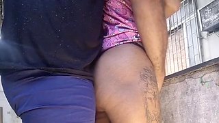 Stepdad Fucks Teen Stepdaughter Doggy Style in Backyard