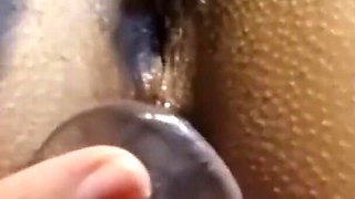My wife discovering that true pleasure is in the tight rabb