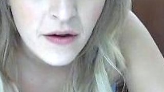 Blonde teen Sierras first erotic masturbation video