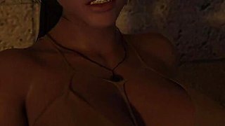 Lara Croft Fucked by a Monster Cock Cockham Superheroes 54