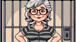 Granny in Jail Ai Porn Slideshow